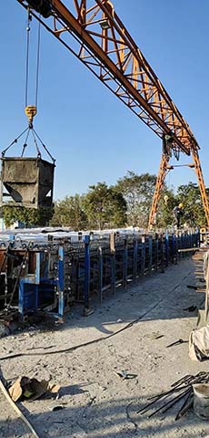 S366合六南通道建設項目03標梁板預制圓滿完成